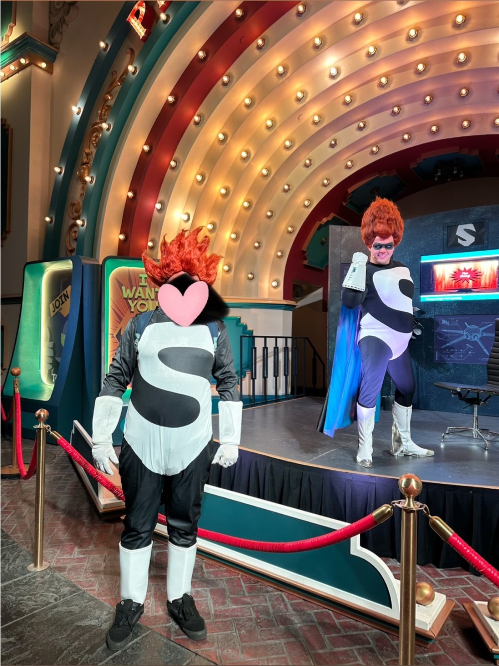 Adult Supervillain Syndrome Costume in Black, White - XL